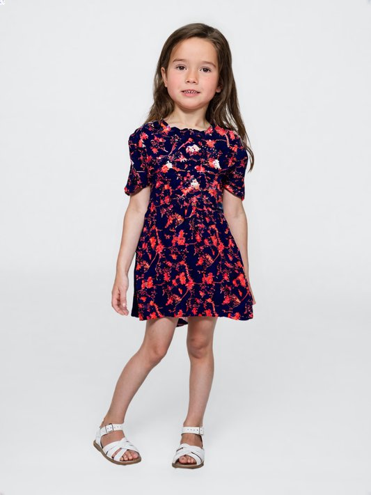 Floral cotton dress