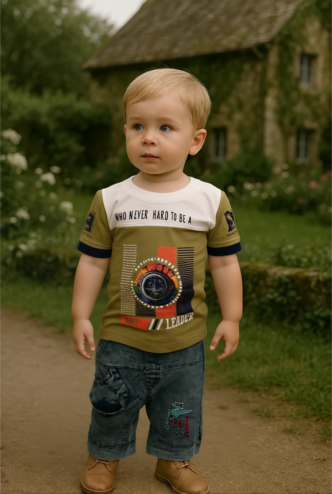 Boys Jersey/Terry 2 Piece Suit